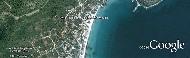 Tour with the map of Thassos